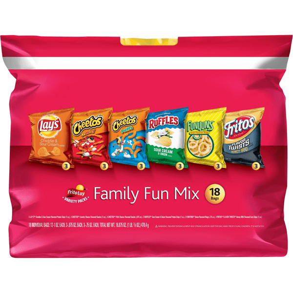 Save on FritoLay Family Fun Mix Variety Pack 18 ct Order Online