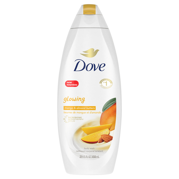 Save on Dove Glowing Moisturizing Body Wash Mango Butter & Almond Butter Order Online Delivery