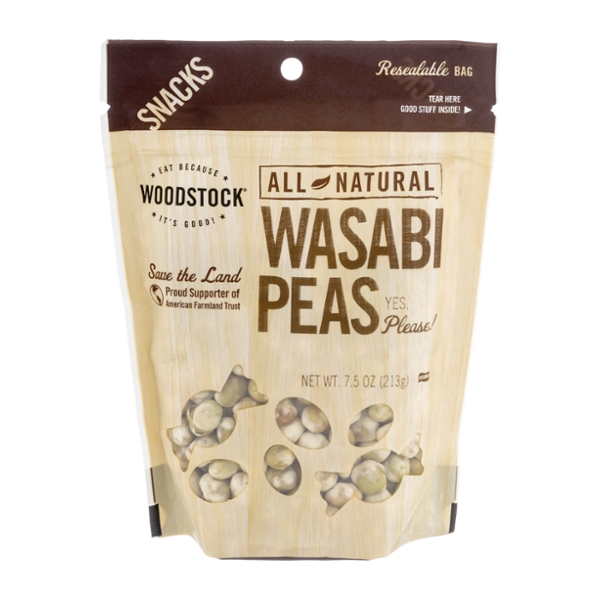 Save on Woodstock Wasabi Peas All Natural Order Online Delivery GIANT
