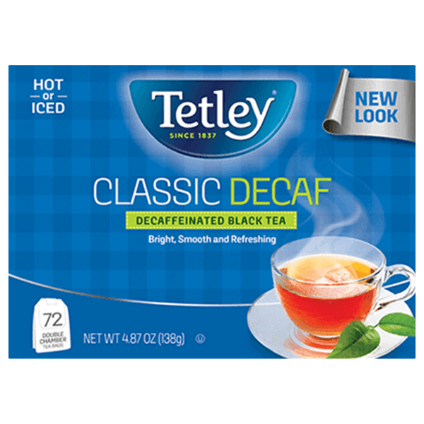 Save on Tetley Black Tea Bags Hot or Iced Classic Decaf Order Online