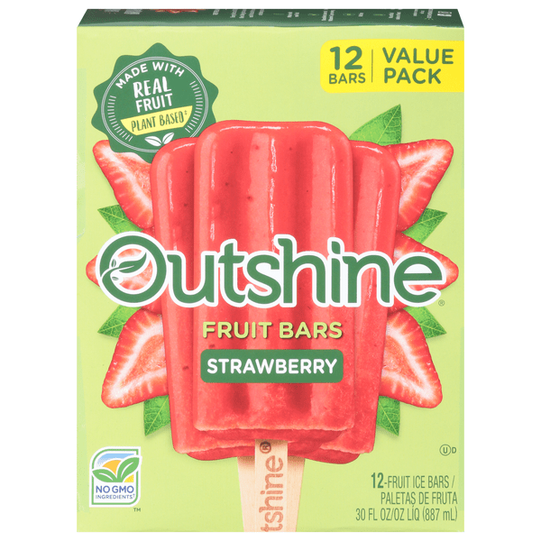 Save on Outshine Fruit Bars Strawberry 12 ct Order Online Delivery