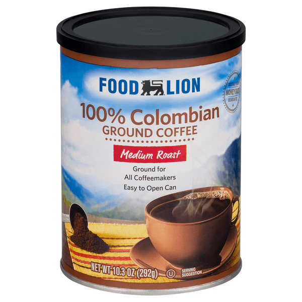 Save on Food Lion 100 Colombian Coffee (Ground) Order Online Delivery