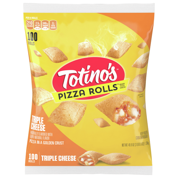 Save on Totino's Pizza Rolls Triple Cheese 100 ct Order Online Delivery Stop & Shop