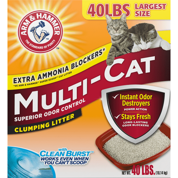 Save on Arm & Hammer MultiCat Clumping Scented Cat Litter Order Online