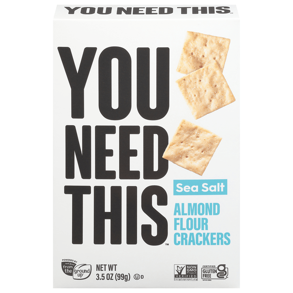 Save on You Need This Almond Flour Crackers Sea Salt Order Online