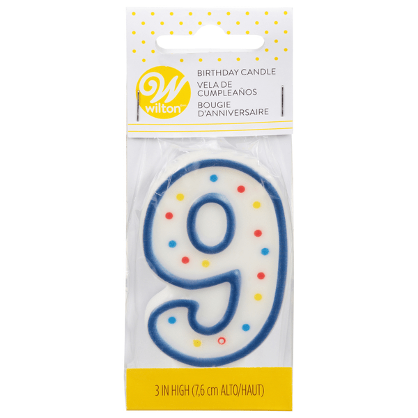 Save on Wilton Candle Birthday Numeral 9 Order Online Delivery MARTIN'S