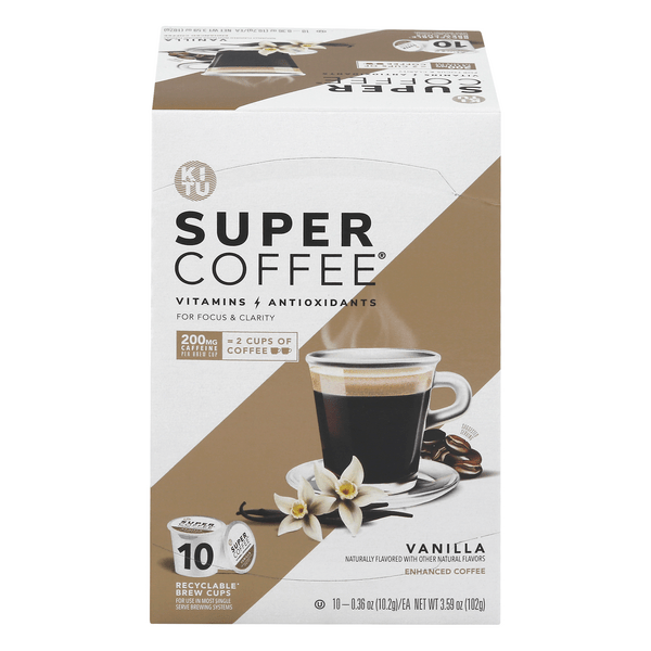 Save on Kitu Super Coffee Enhanced Vanilla Coffee KCups Order Online