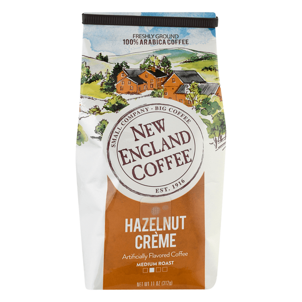 Save on New England Coffee Hazelnut Creme Medium Roast Coffee (Ground