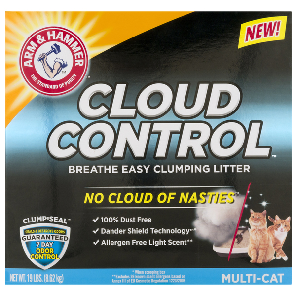 Save on Arm & Hammer Cloud Control Breathe Easy Clumping Litter Multi