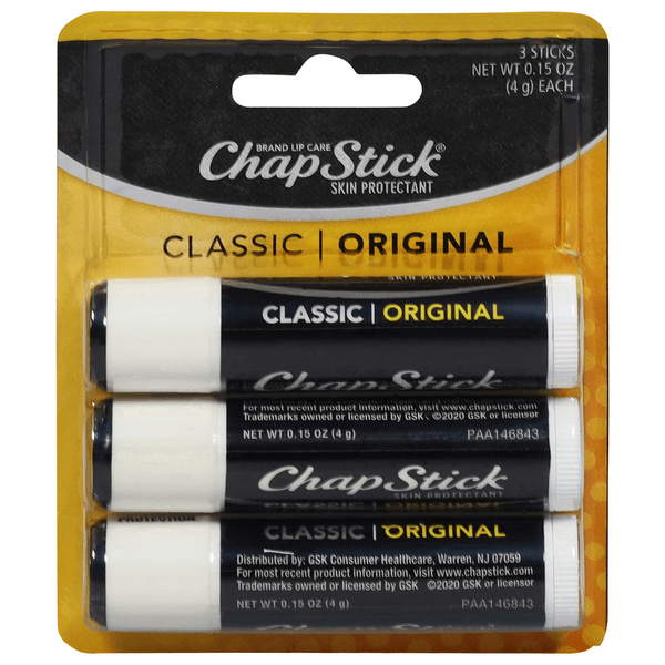 Save on ChapStick Lip Balm Classic Original 3 ct Order Online