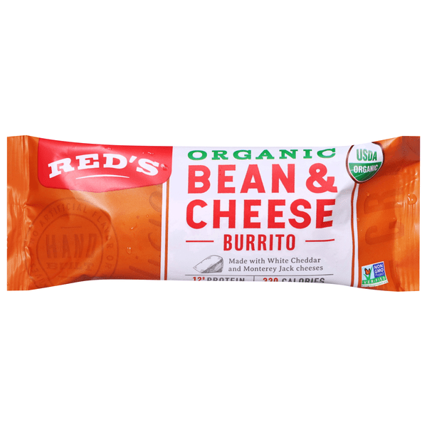 Save on Red's Burrito Bean & Cheese Organic Frozen Order Online