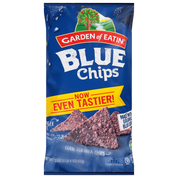 Save on Garden of Eatin' Blue Tortilla Chips Restaurant Style Gluten