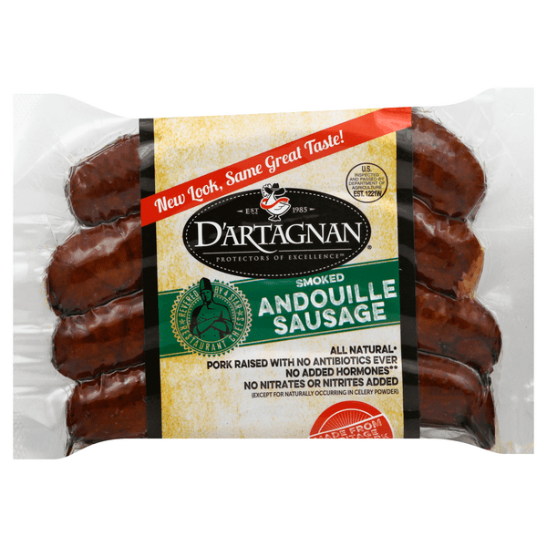 Save on D'Artagnan Pork Andouille Sausage Smoked All Natural 4 ct