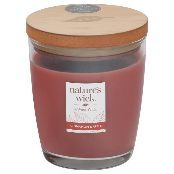 Save on Nature's Wick Scented Candle Cinnamon Apple Order Online