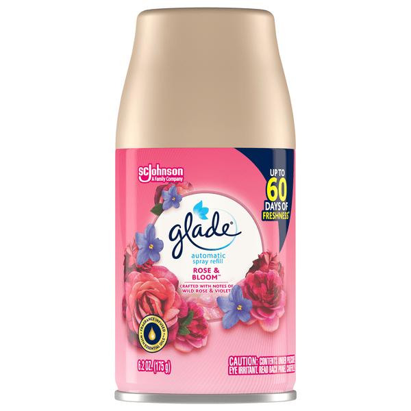 Save on Glade Rose & Bloom Air Freshener Automatic Spray Refill Order Online Delivery Stop & Shop