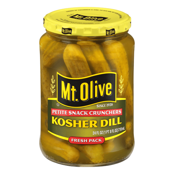 Save on Mt. Olive Kosher Dill Pickles Petite Snack Crunchers Order