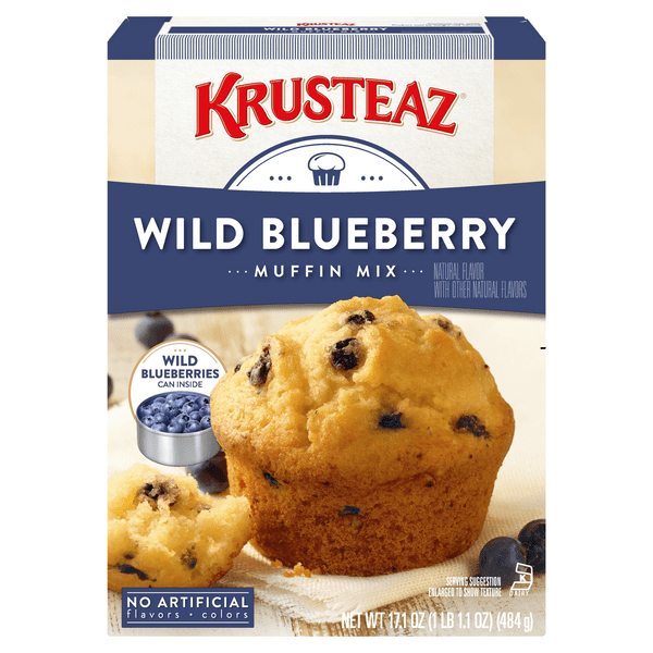 Save on Krusteaz Muffin Mix Wild Blueberry Order Online Delivery Giant