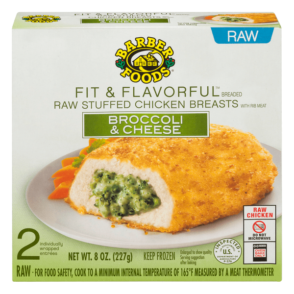 Save on Barber Foods Stuffed Chicken Breasts Broccoli & Cheese Light