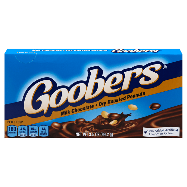 Save on Goobers Dry Roasted Peanuts Milk Chocolate Order Online