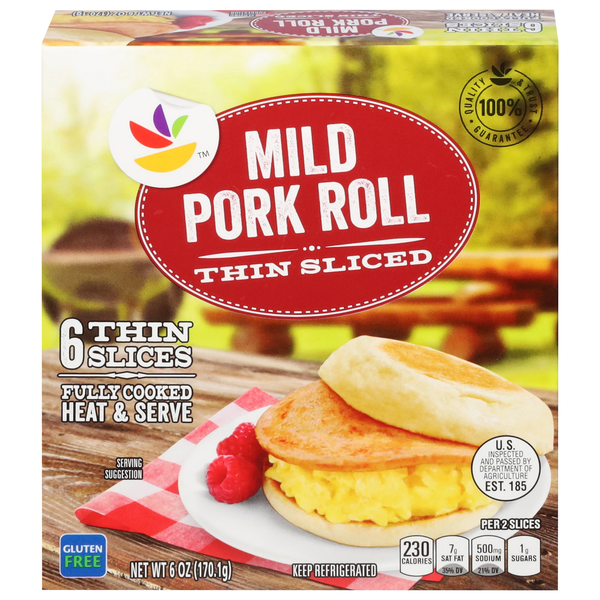 Save on Our Brand Pork Roll Hickory Smoked Mild Thin Sliced Order