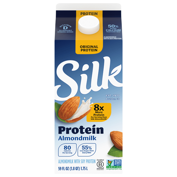 Save on Silk Protein Original Almond Milk Order Online Delivery Stop