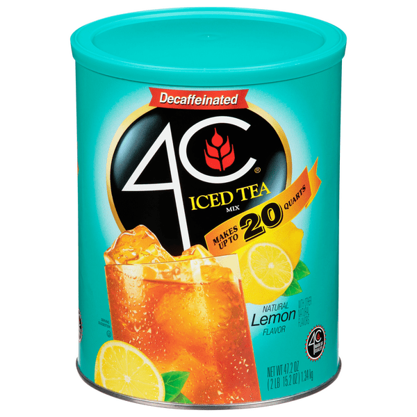 Save on 4C Iced Tea Mix with Lemon Decaffeinated Order Online Delivery