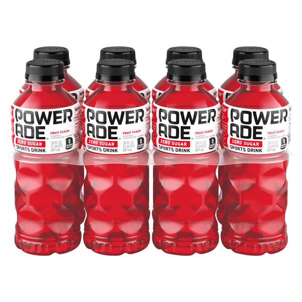 Save on POWERADE Zero Sugar Sports Drink Fruit Punch 8 pk Order