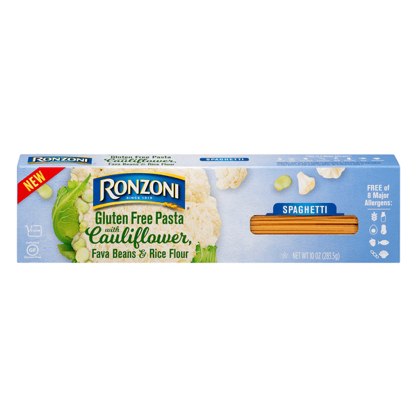 Save on Ronzoni Spaghetti with Cauliflower Fava Beans