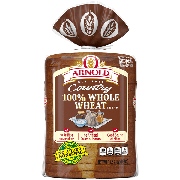 Arnold 100 Whole Wheat Bread Nutrition Facts Besto Blog