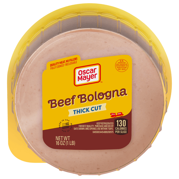 Save on Oscar Mayer Beef Bologna Slices Thick Cut Order Online Delivery