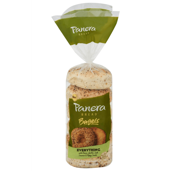 Save on Panera Bread Bagels Everything PreSliced 6 ct Order Online