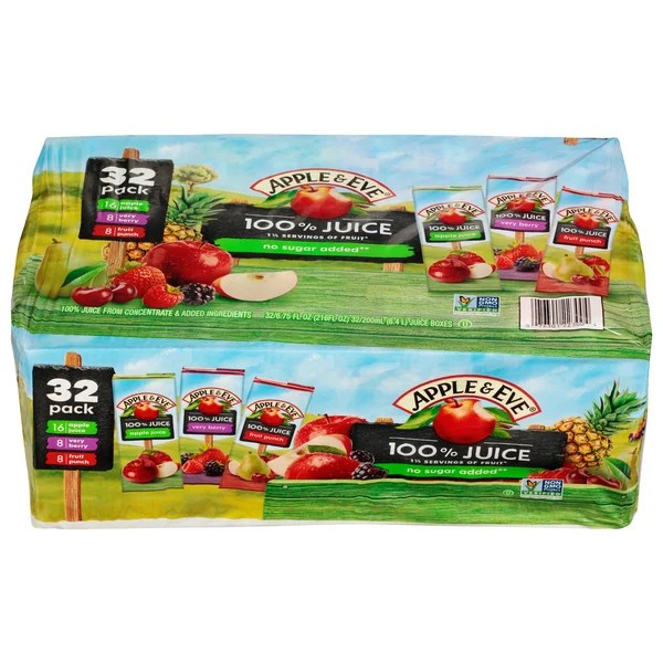Save on Apple & Eve 100 Juice Variety Pack No Sugar Added 32 pk