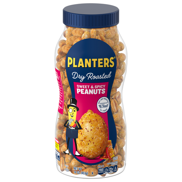 Save on Planters Peanuts Dry Roasted Sweet & Spicy Order Online