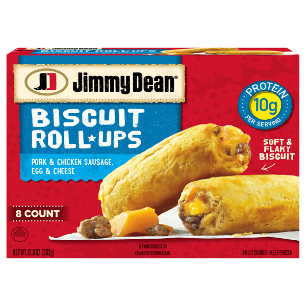 Save on Jimmy Dean Sausage Egg & Cheese Protein Biscuit Roll Ups 8 ct