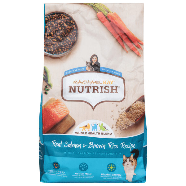 Save on Rachael Ray Nutrish Dry Cat Food Real Salmon & Brown Rice