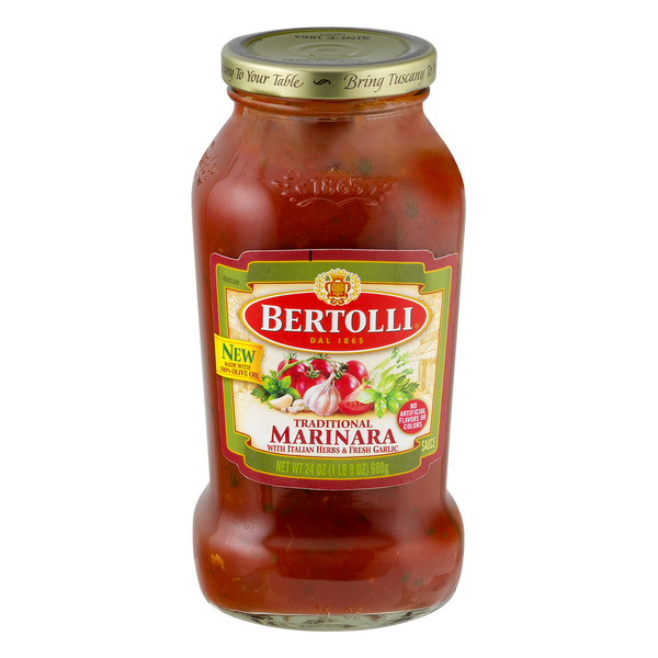 Save on Bertolli Pasta Sauce Traditional Marinara Order