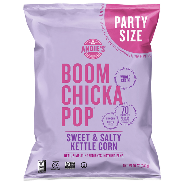 Save on Angie's BOOMCHICKAPOP Kettle Corn Popcorn Sweet & Salty Party