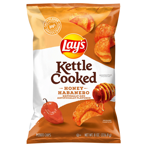 Save on Lay's Honey Habanero Kettle Cooked Potato Chips Order Online