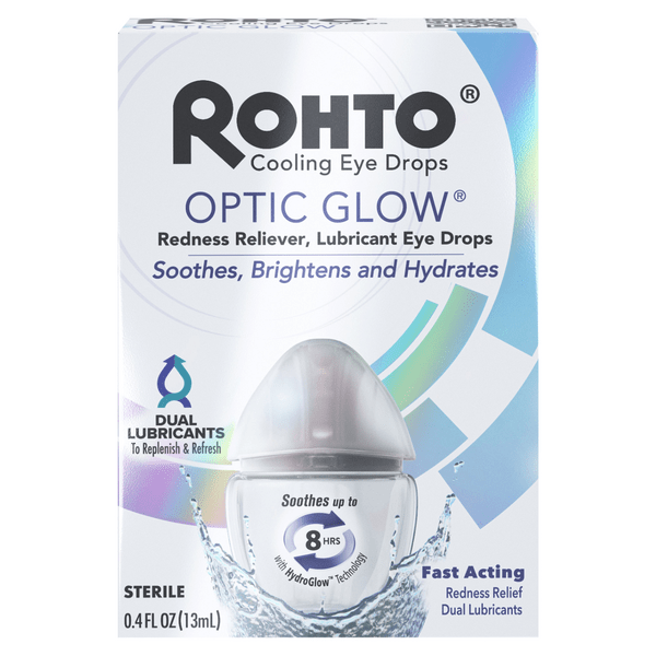Save on Rohto Cooling Eye Drops Optic Glow Lubricant Eye Drops Order