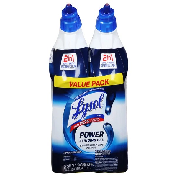 Save on Lysol Power Toilet Bowl Cleaner 2 pk Order Online Delivery