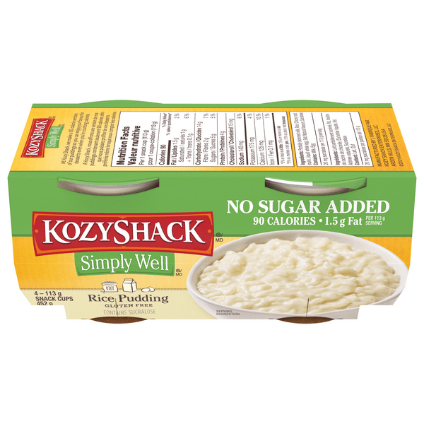 Save on Kozy Shack Simply Well Rice Pudding No Sugar Added Gluten Free
