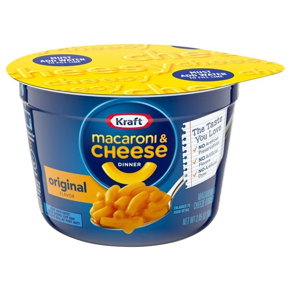 Save on Kraft Macaroni & Cheese Dinner Original Microwaveable Cup Order