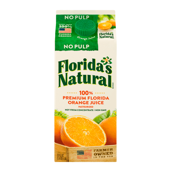 Save on Florida's Natural 100 Orange Juice No Pulp Order Online Delivery Stop & Shop