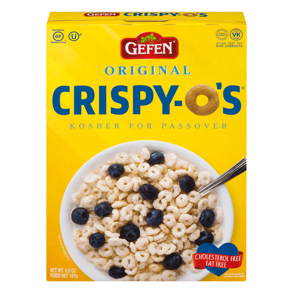 Save on Gefen CrispyO's Cereal Original Gluten Free Kosher for
