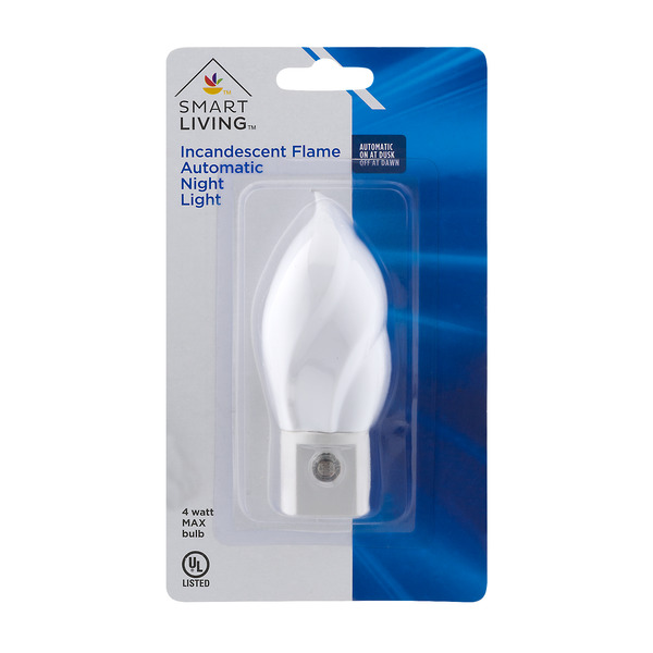 Save on Smart Living Incandescent Flame Automatic Night Light Order