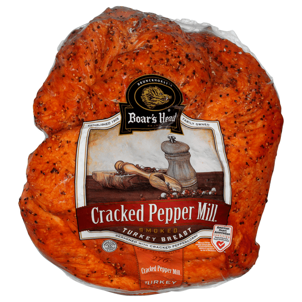 Save on Boar's Head Deli Turkey Breast Cracked Pepper Mill Smoked (Regular Sliced) Order Online