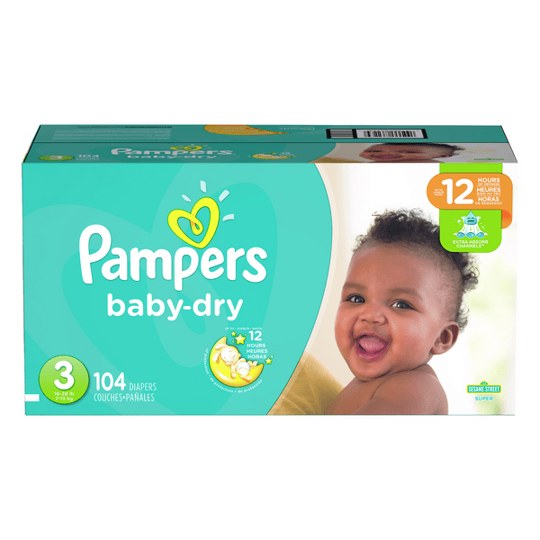 Save on Pampers Baby Dry Size 3 Diapers 1628 lbs Order Online Delivery