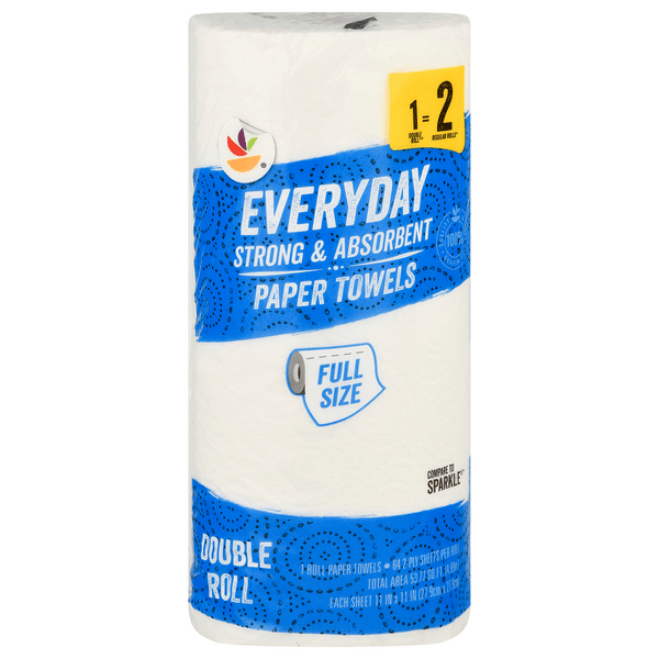 Save on Giant Everyday Full Size White Double Roll 2Ply Paper Towels Order Online Delivery Giant