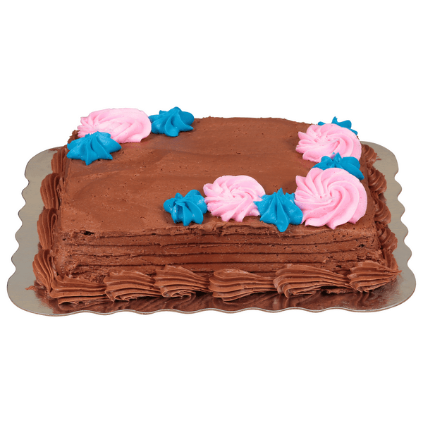 Save on Food Lion Bakery Cake Traditional Chocolate 1/8 Sheet Order Online Delivery Food Lion