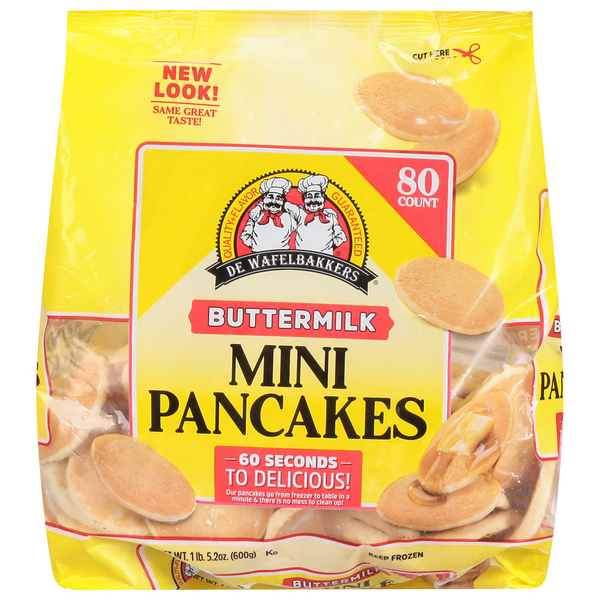 Save on De Wafelbakkers Mini Pancakes Buttermilk 80 ct Order Online Delivery Food Lion
